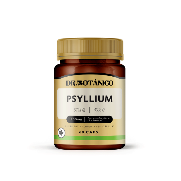 PSYLLIUM 1200MG 60 CAPS - DR. BOTÂNICO