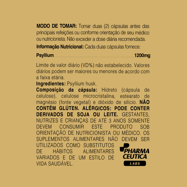 PSYLLIUM 1200MG 60 CAPS - DR. BOTÂNICO - Image 2